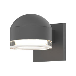 REALS Downlight LED Sconce with Dome Cap and Cylinder Lens