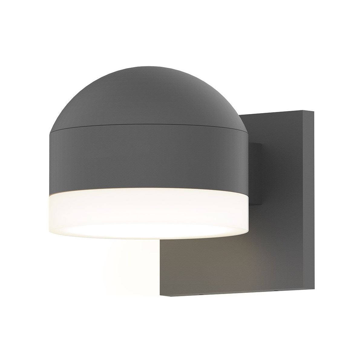 REALS Downlight LED Sconce with Dome Cap and Cylinder Lens