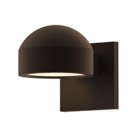 REALS Downlight LED Sconce with Dome Cap and Plate Lens