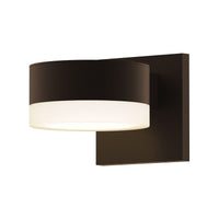 REALS Downlight LED Sconce with Plate Cap and Cylinder Lens