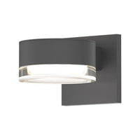 REALS Up/Down LED Sconce with Plate Top and Cylinder Bottom