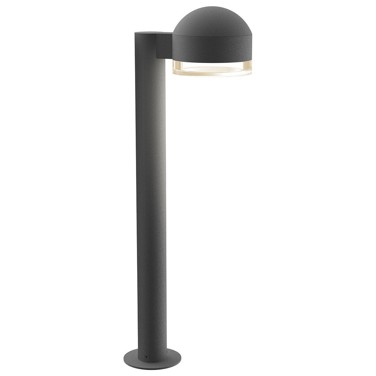 REALS 22" LED Bollard with Dome Cap and Cylinder Lens