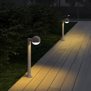 REALS 22" LED Bollard with Dome Cap and Cylinder Lens