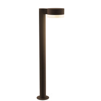 REALS 28" LED Bollard with Plate Cap and Cylinder Lens
