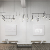 Suspenders 4-Tier Gallery Matrix with Etched Chiclet Luminaire Combo