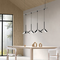 Suspenders 48" 1-Tier Linear with Leaf Luminaires
