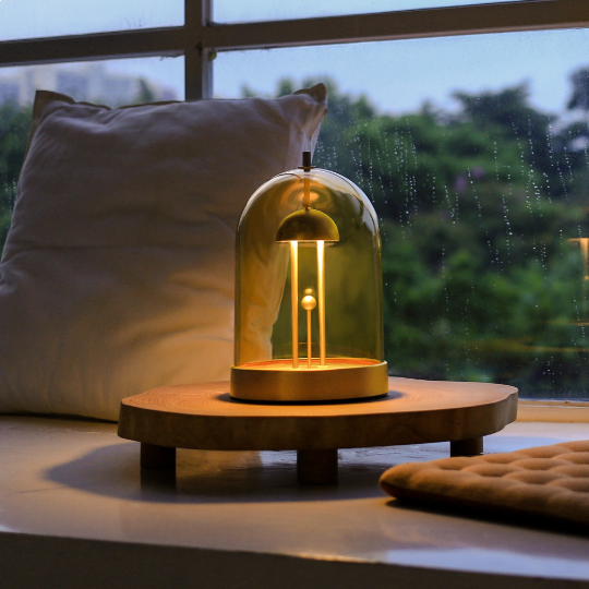 Amber 1-Light Table Lamp