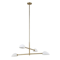 Tulla 40" Wide 4-Light Chandelier