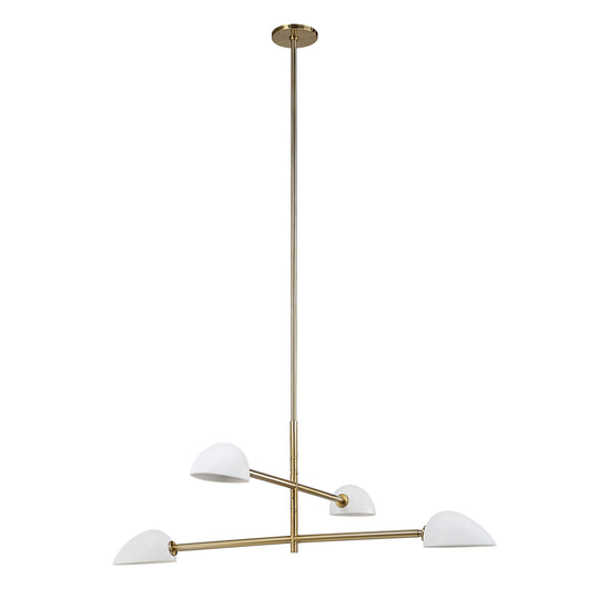 Tulla 40" Wide 4-Light Chandelier