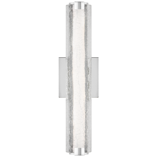Cutler 18" Crackle Glass LED Sconce