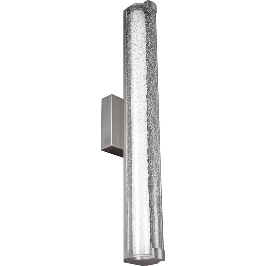 Cutler 24" Crackle Glass LED Vanity