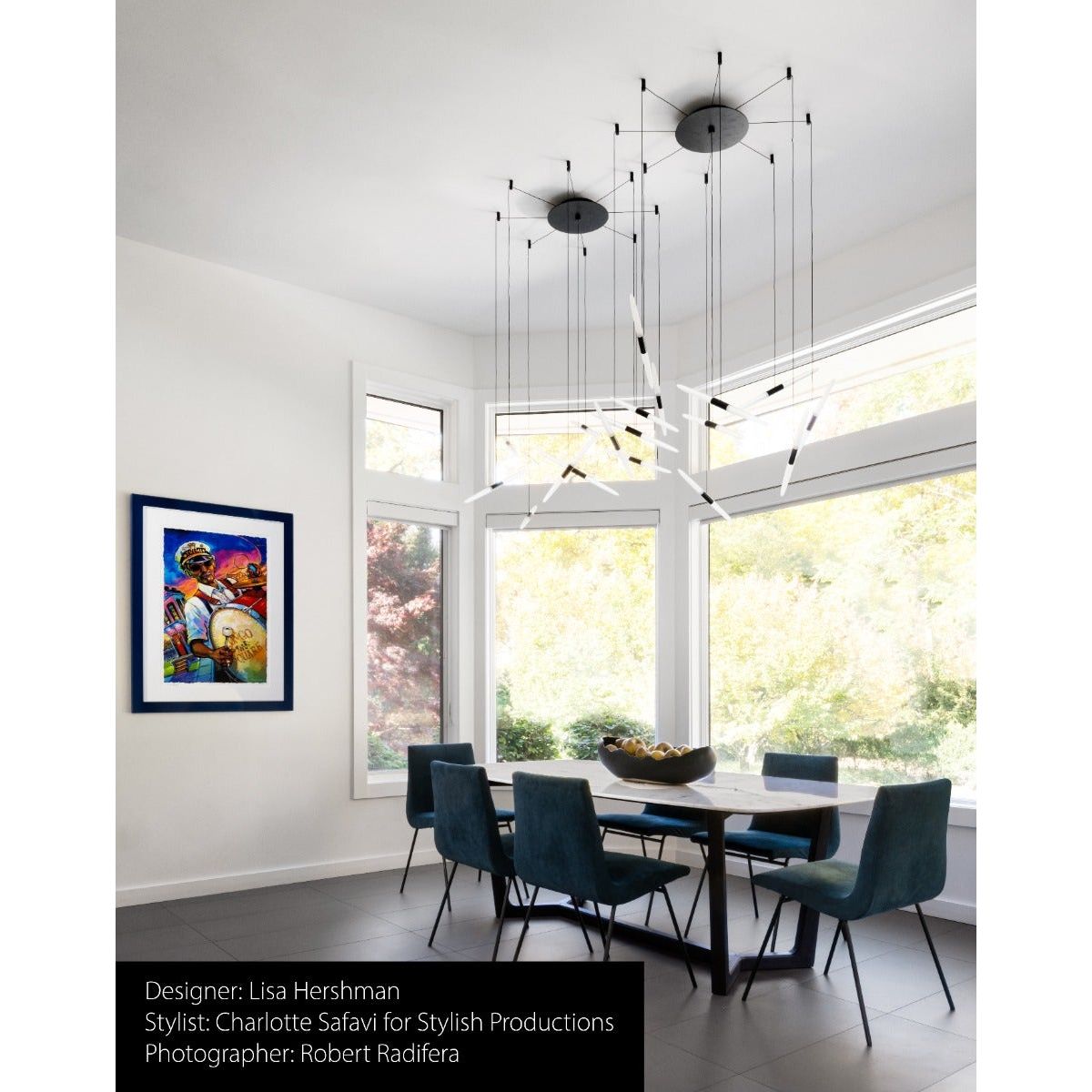 Ballet 9-Light Spreader LED Chandelier