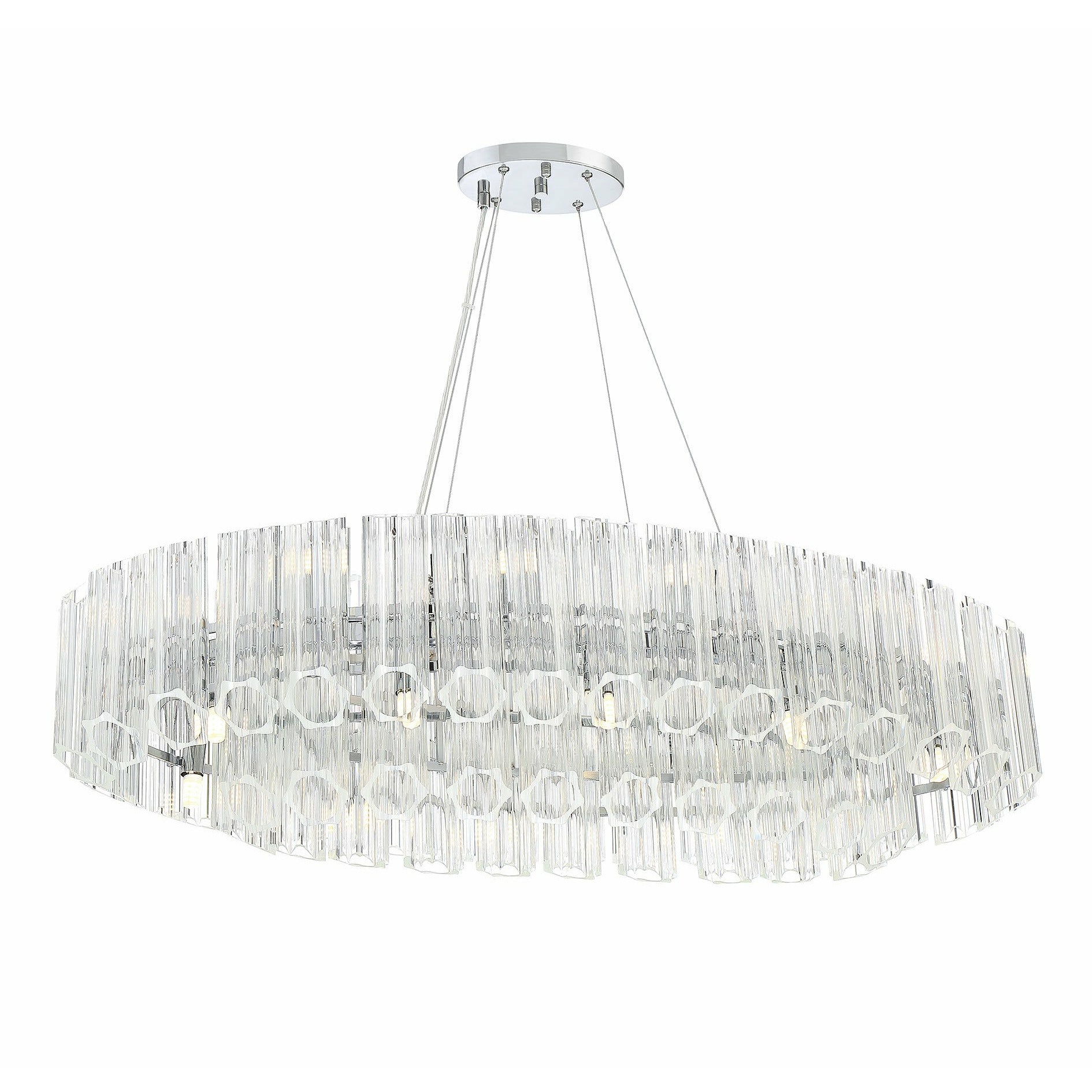 Marquette Chandelier Polished Chrome