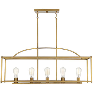 Palladian 5-Light Linear Chandelier