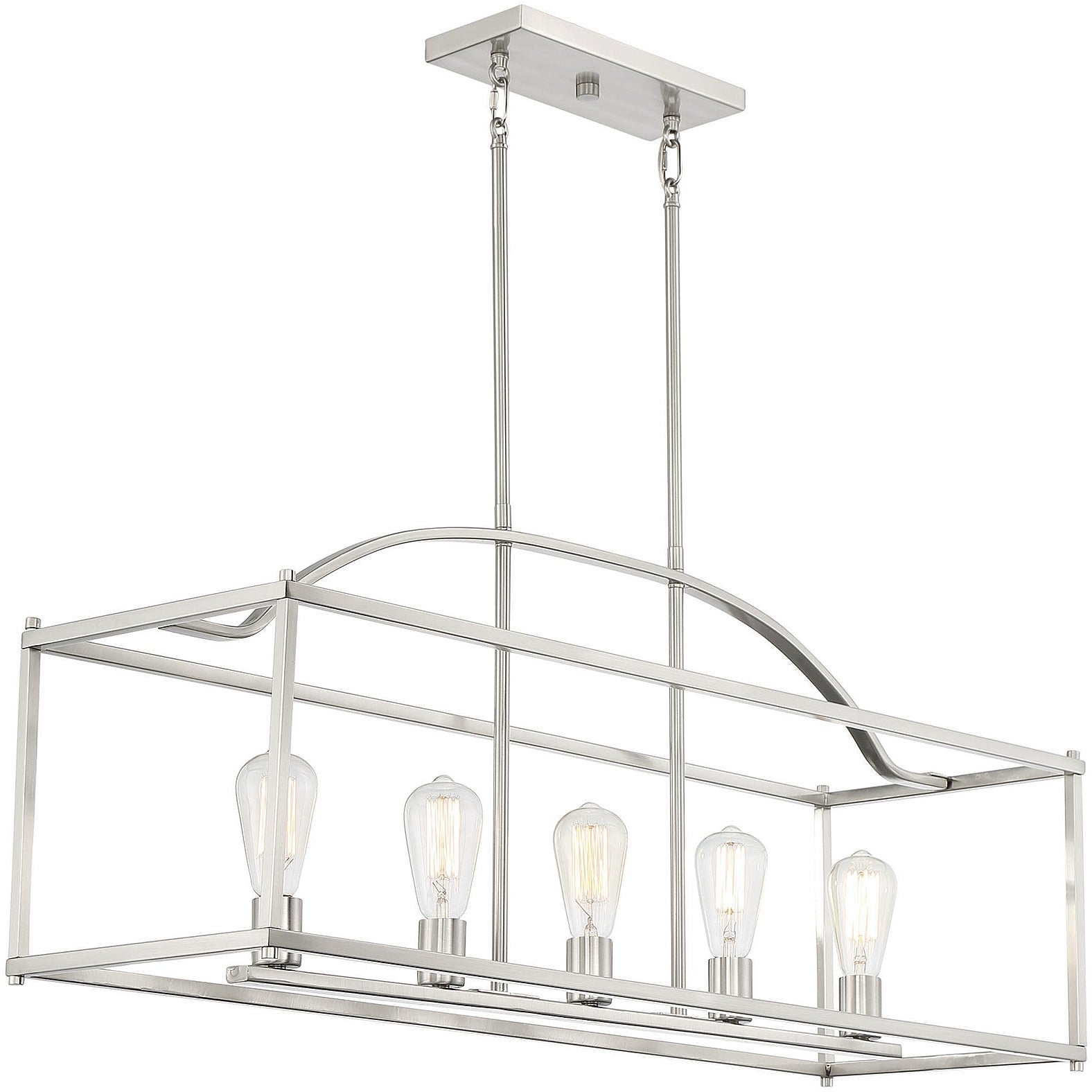 Palladian 5-Light Linear Chandelier