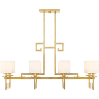 Quatrain 8-Light Linear Chandelier