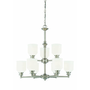 Melrose Chandelier Satin Nickel