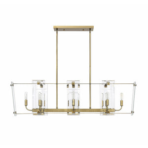 Everett Linear Suspension Warm Brass