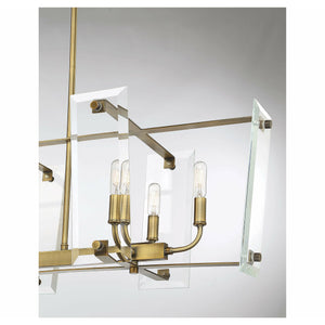 Everett Linear Suspension Warm Brass