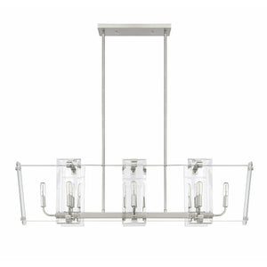 Everett Linear Suspension Satin Nickel