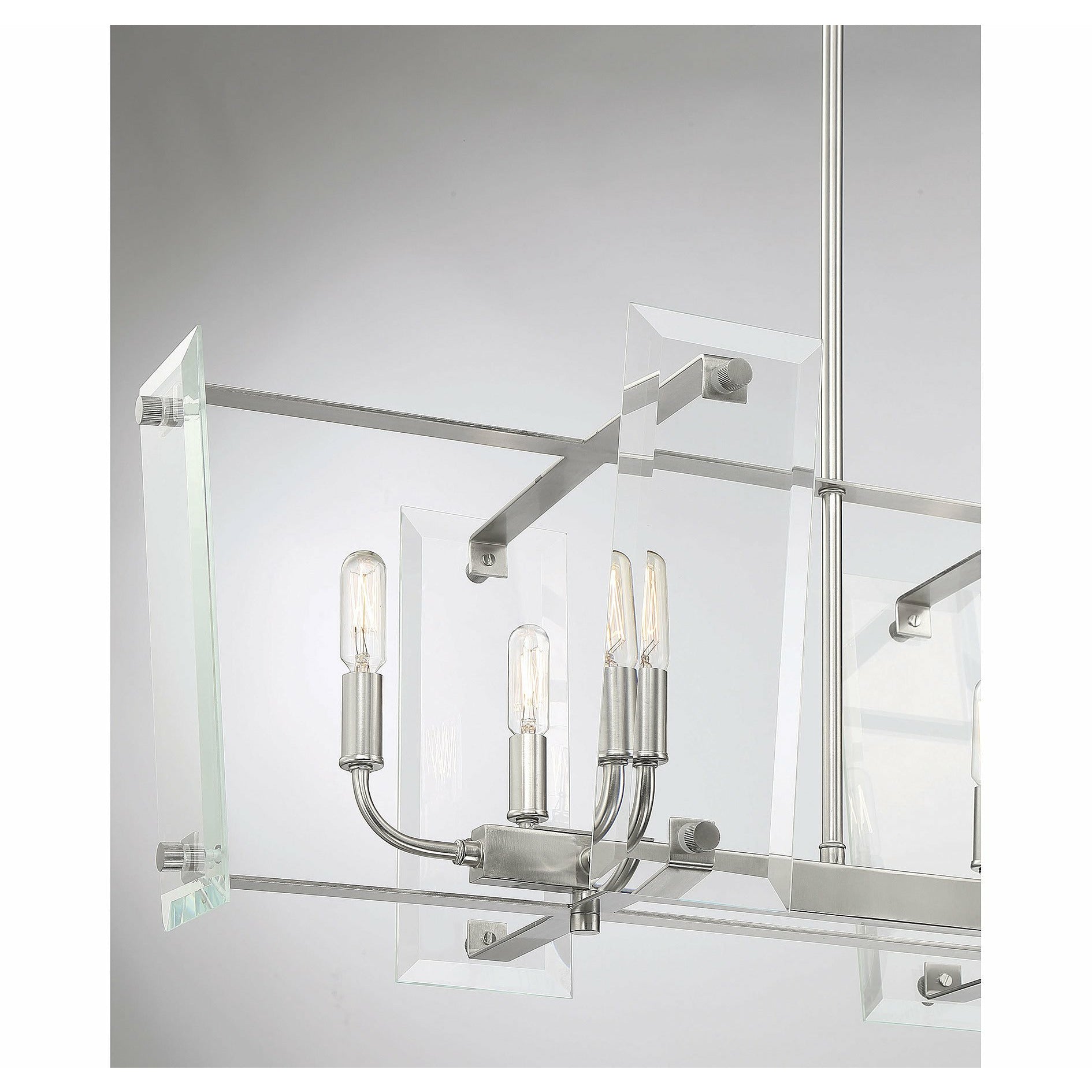 Everett Linear Suspension Satin Nickel