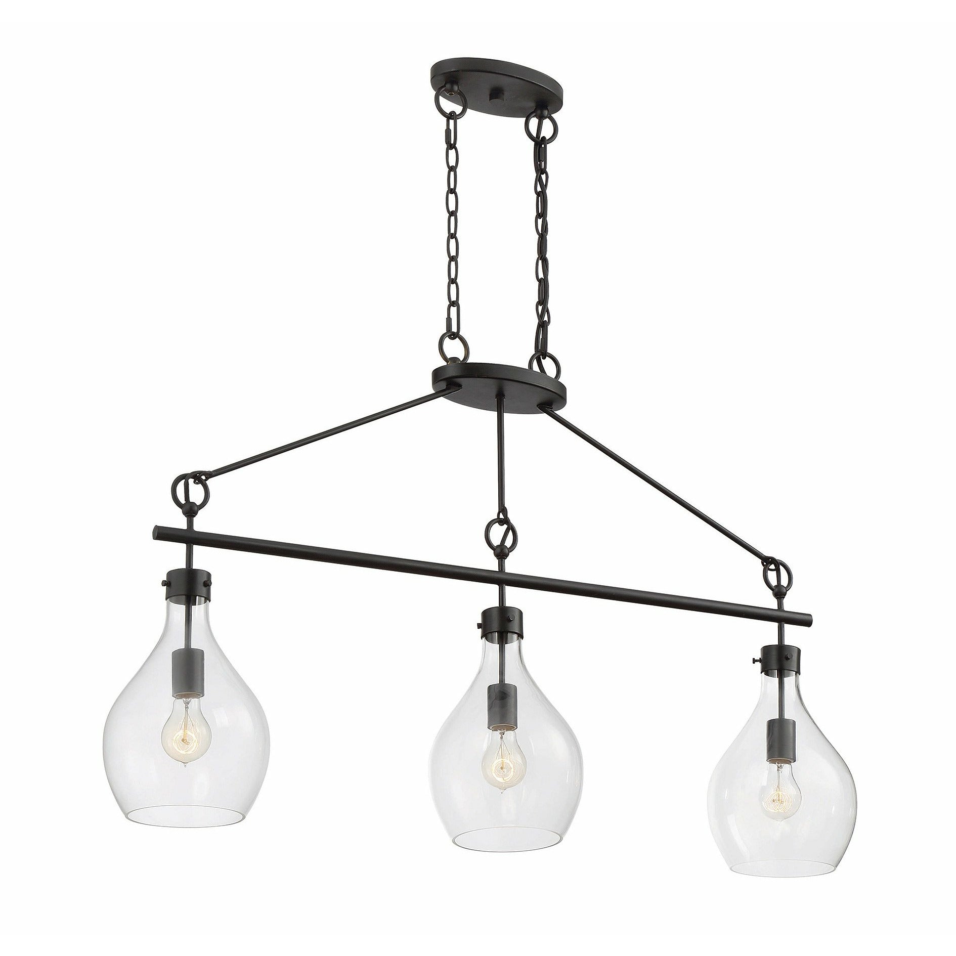 Pulaski Linear Suspension Oiled Bronze