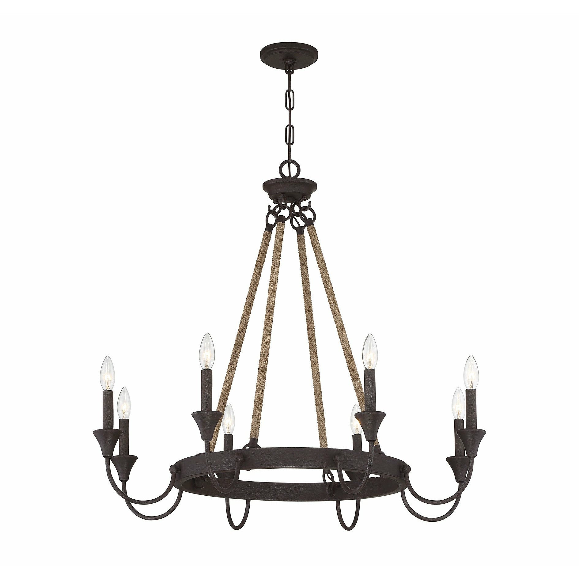 Sienna Chandelier Artisan Rust