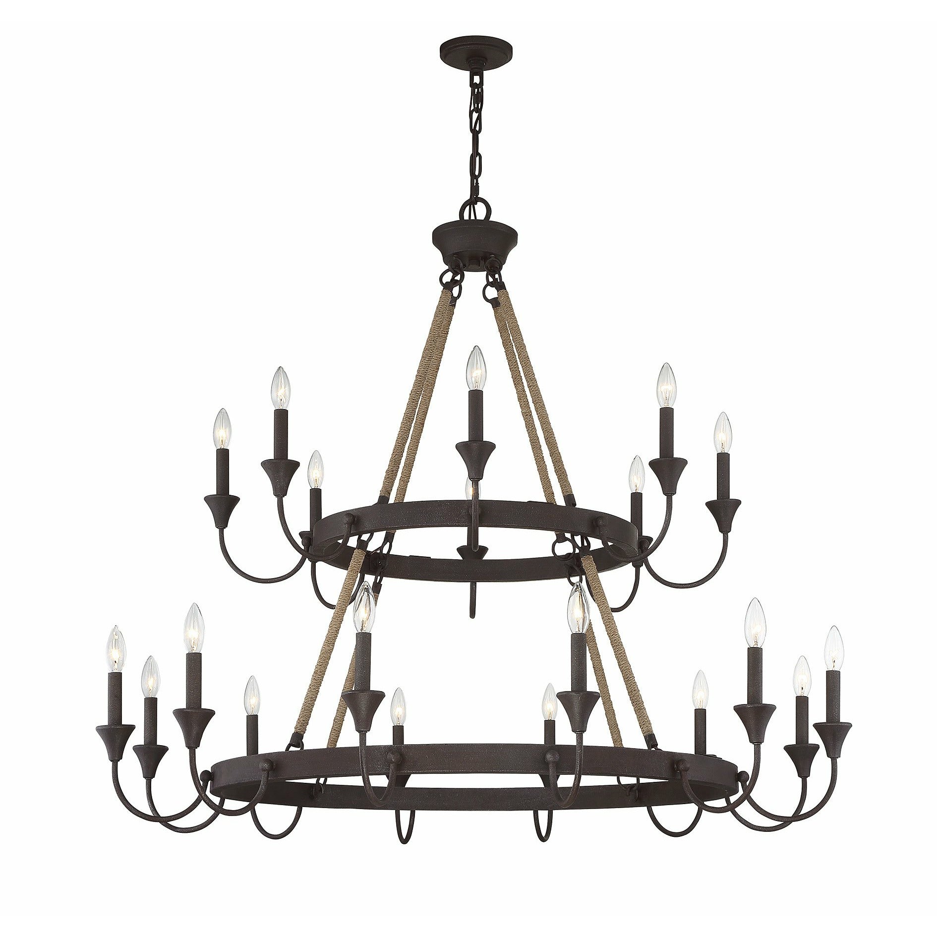 Sienna Chandelier Artisan Rust