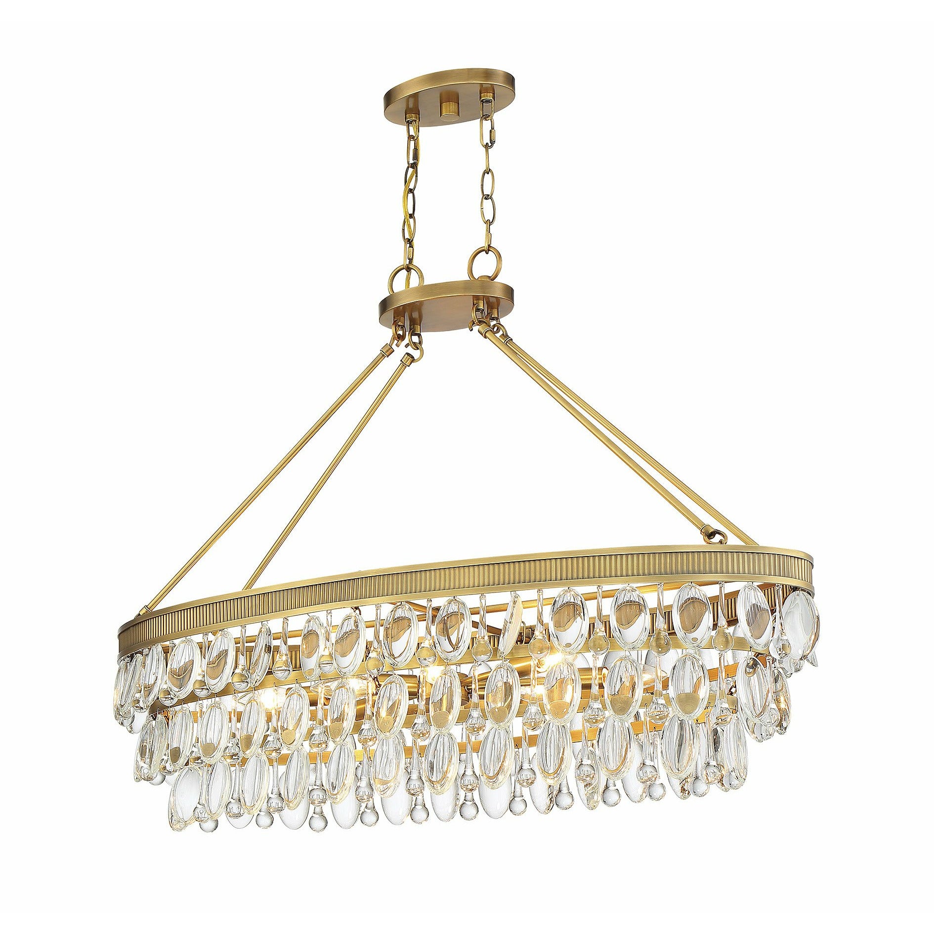 Windham Linear Suspension Warm Brass