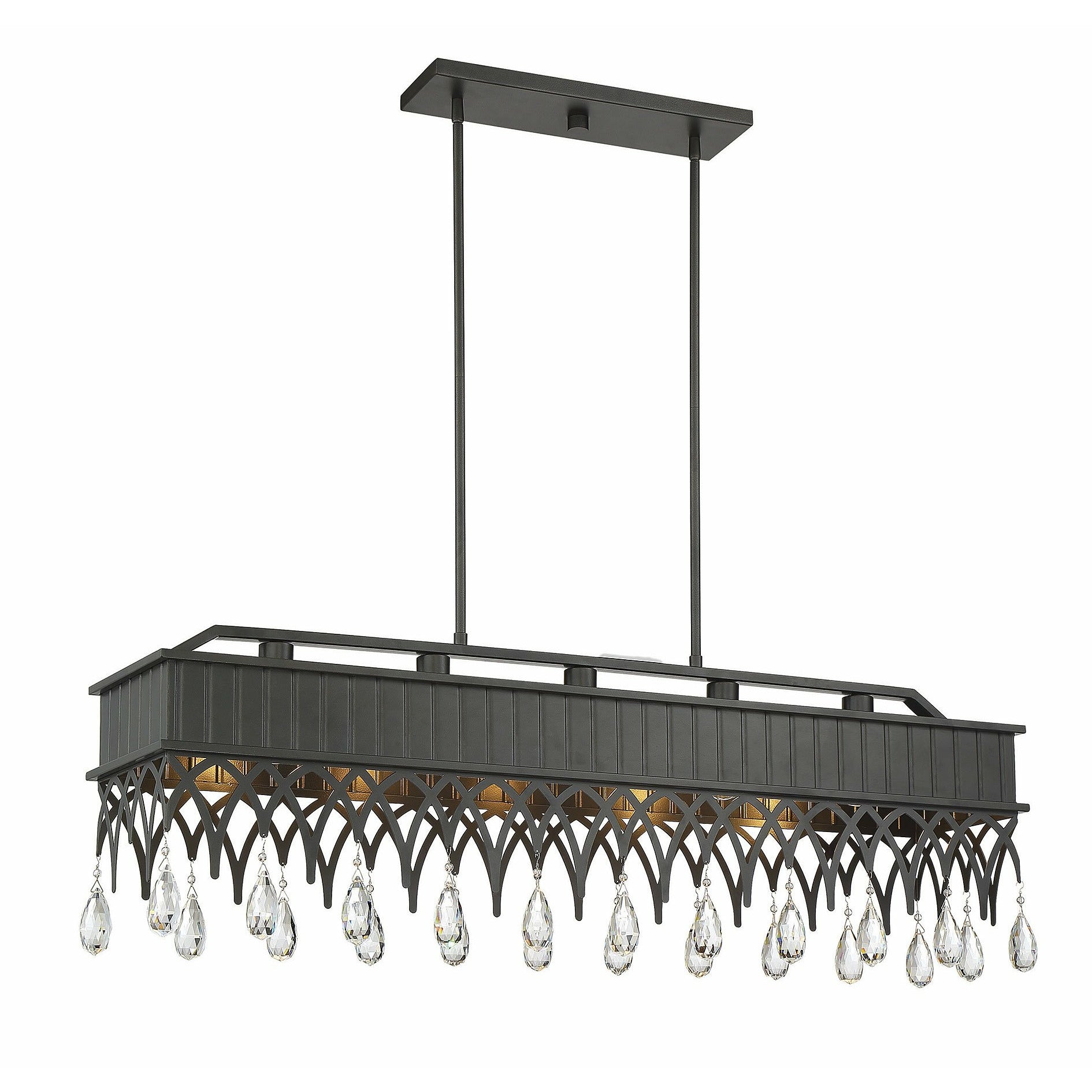 Lenoir Linear Suspension Olde Gray