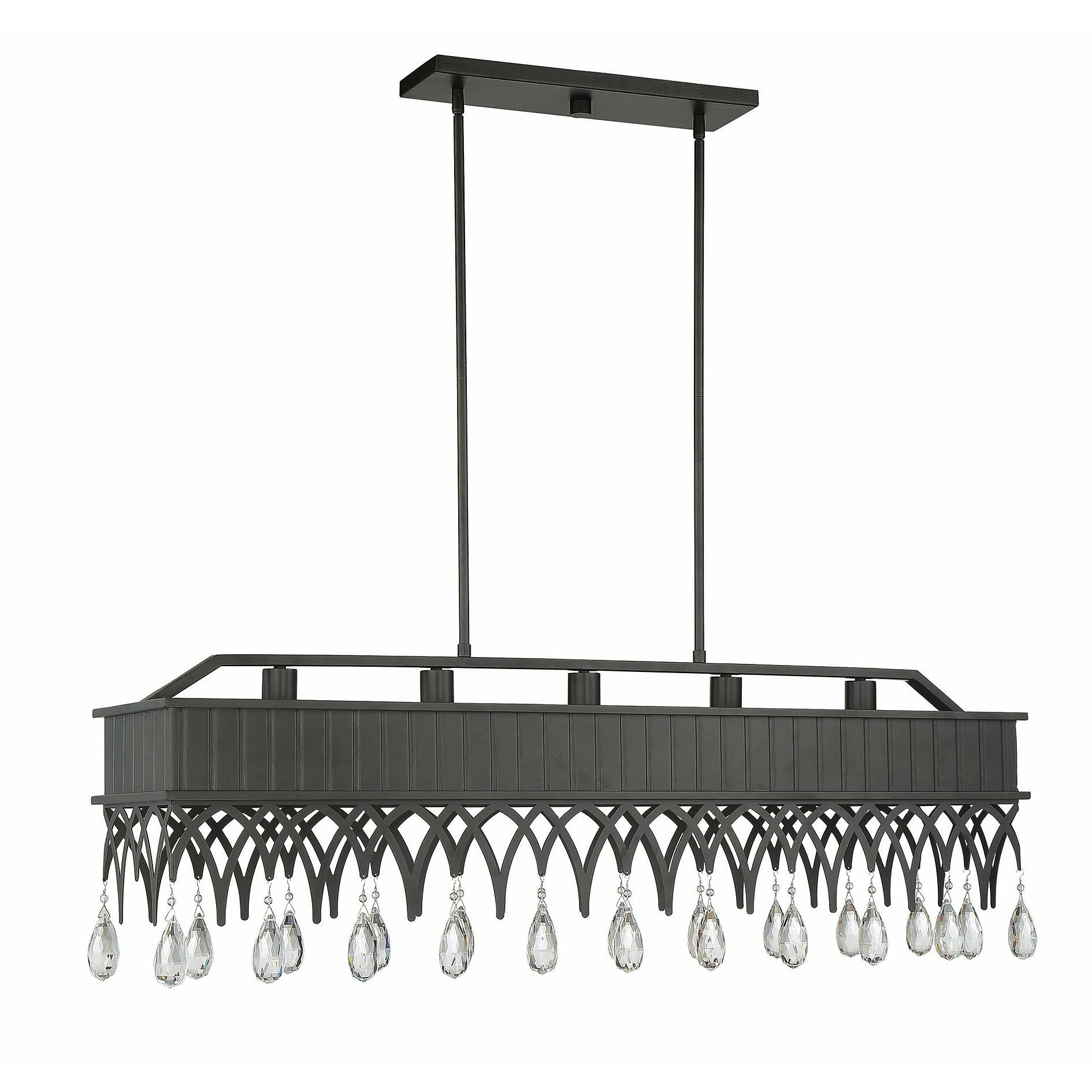 Lenoir Linear Suspension Olde Gray