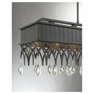 Lenoir Linear Suspension Olde Gray