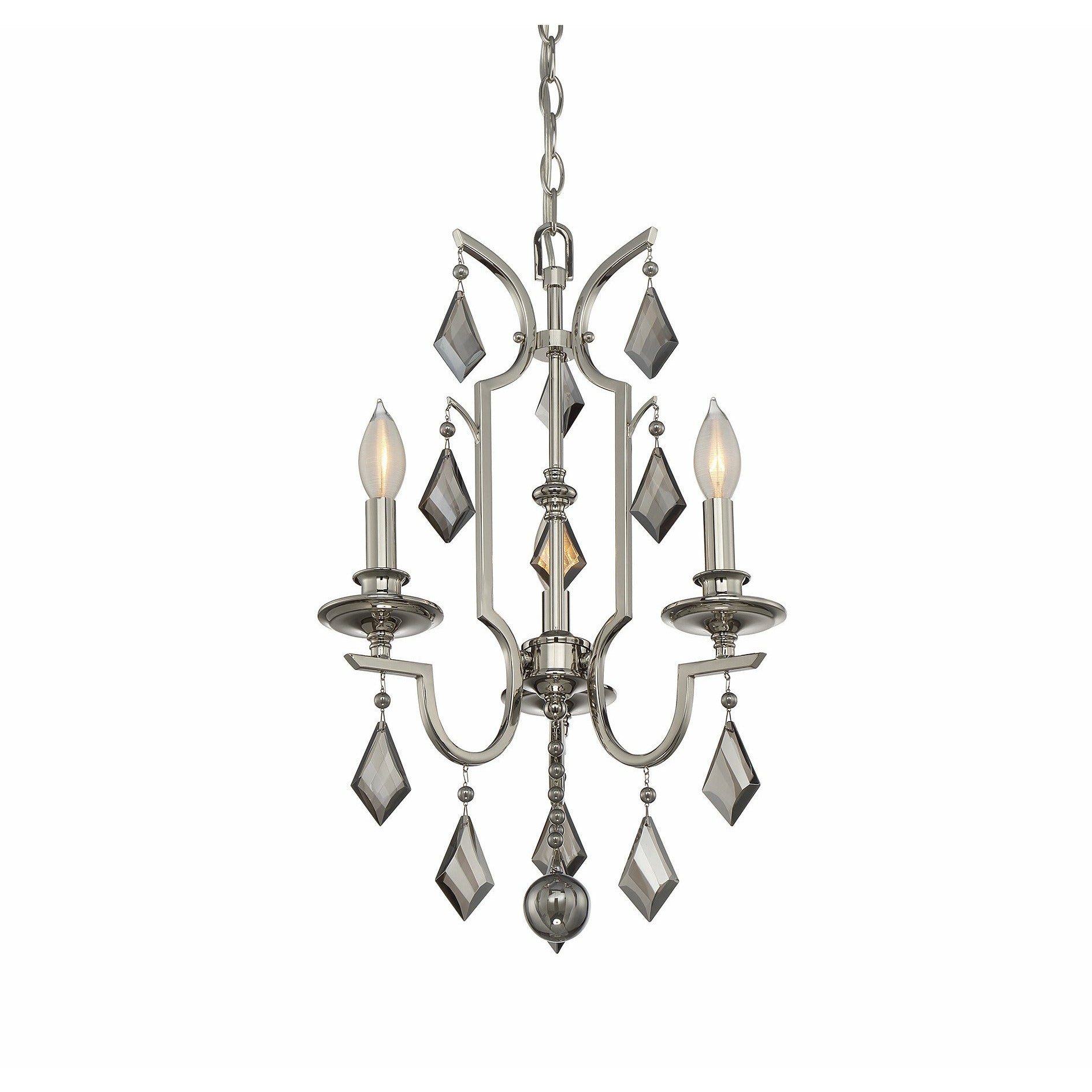 Ballard Chandelier Polished Nickel