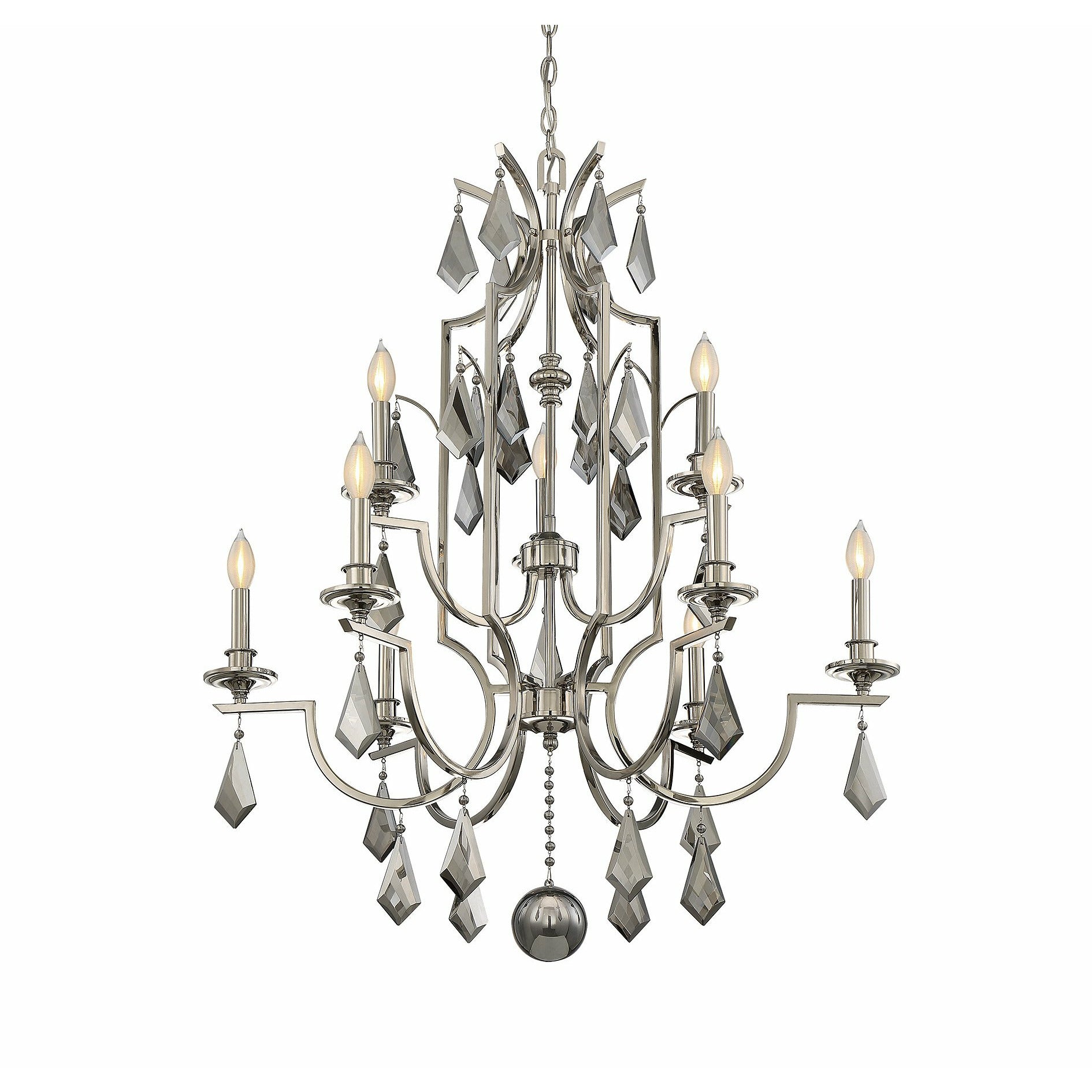 Ballard Chandelier Polished Nickel