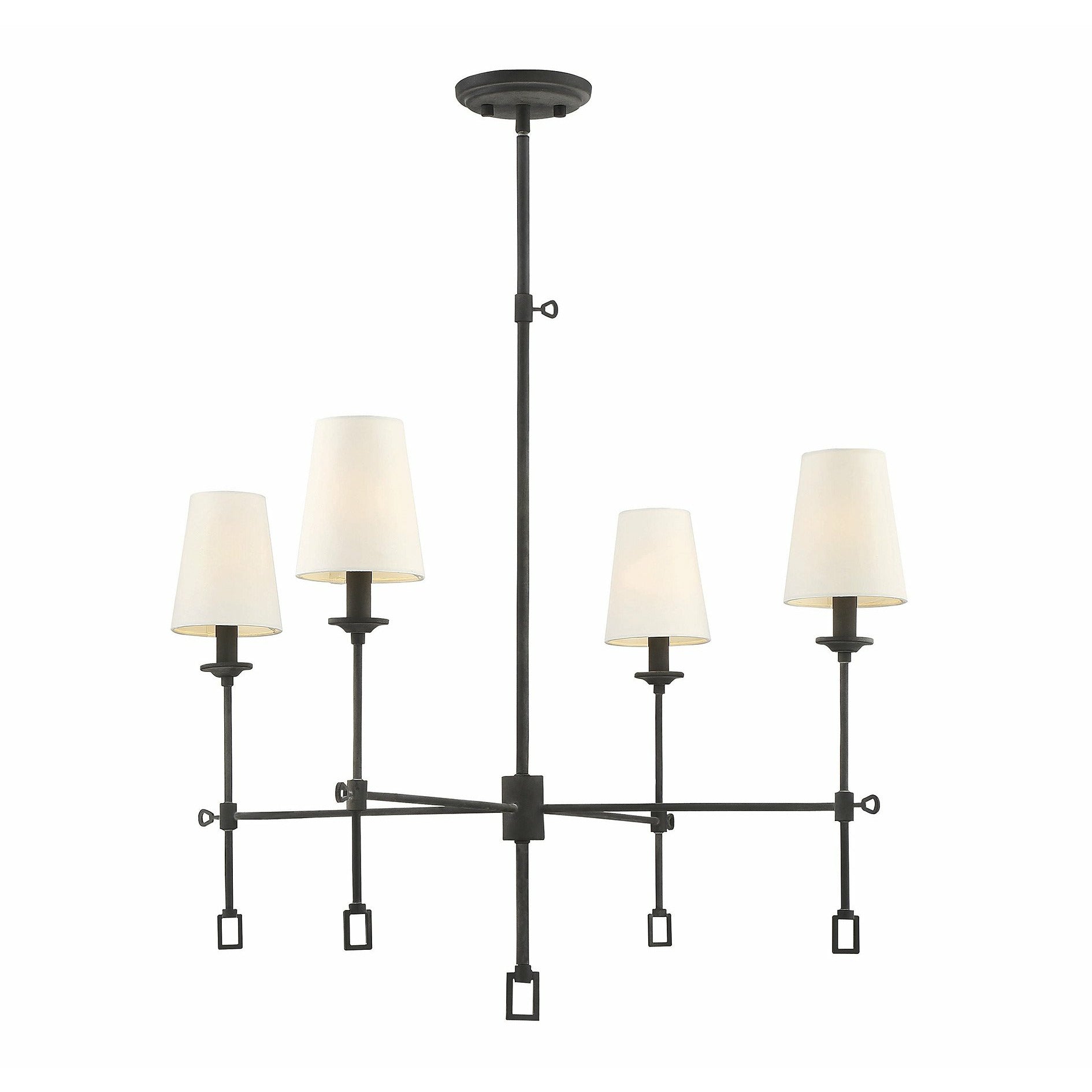 Lorainne Chandelier Oxidized Black