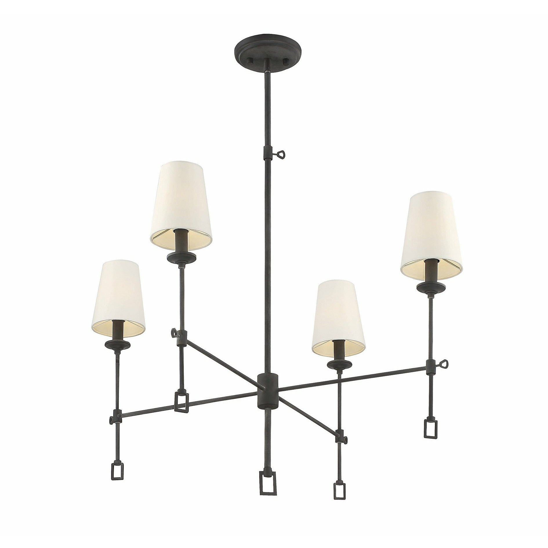 Lorainne Chandelier Oxidized Black