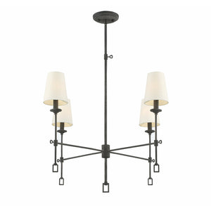 Lorainne Chandelier Oxidized Black