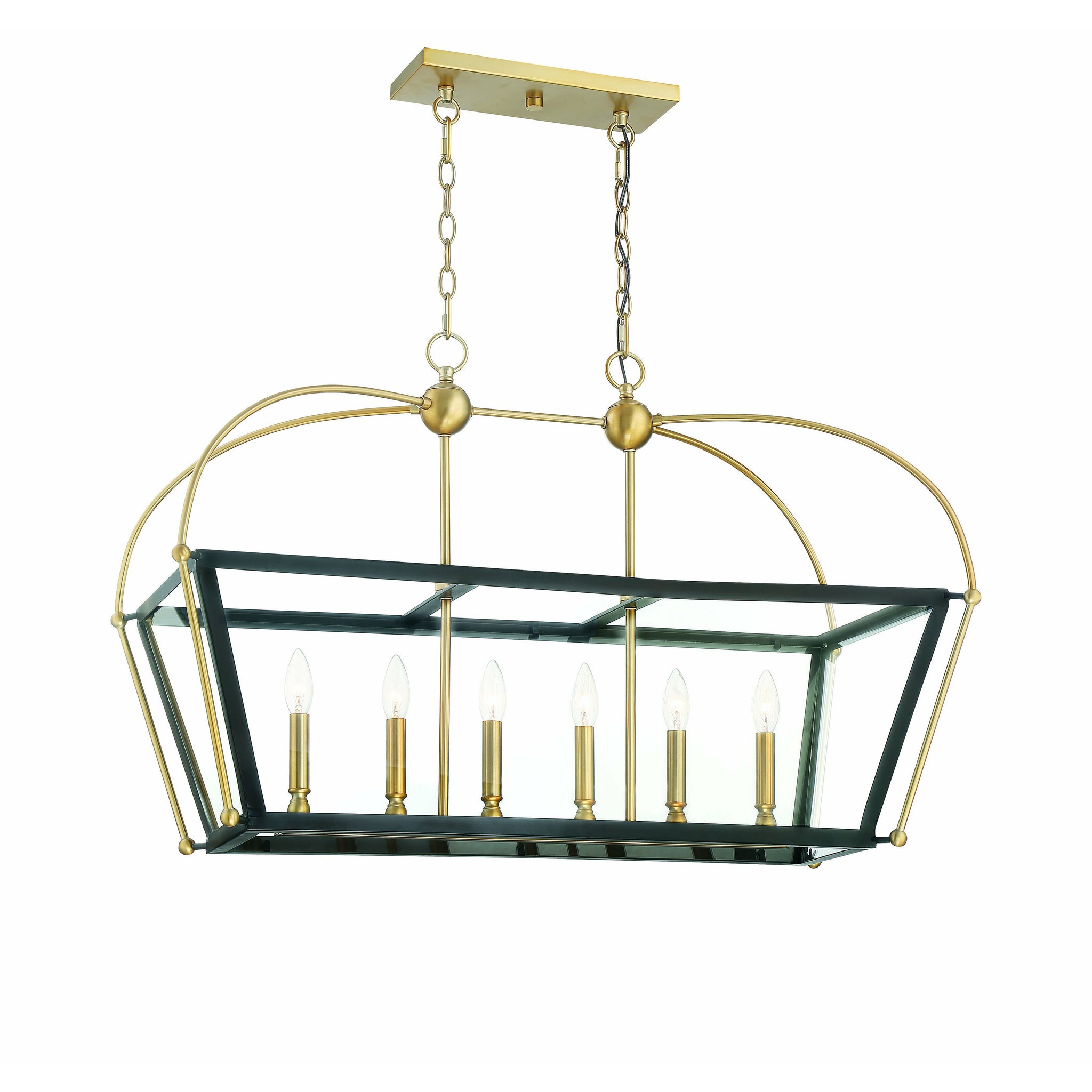 Dunbar Linear Suspension English Bronze & Warm Brass