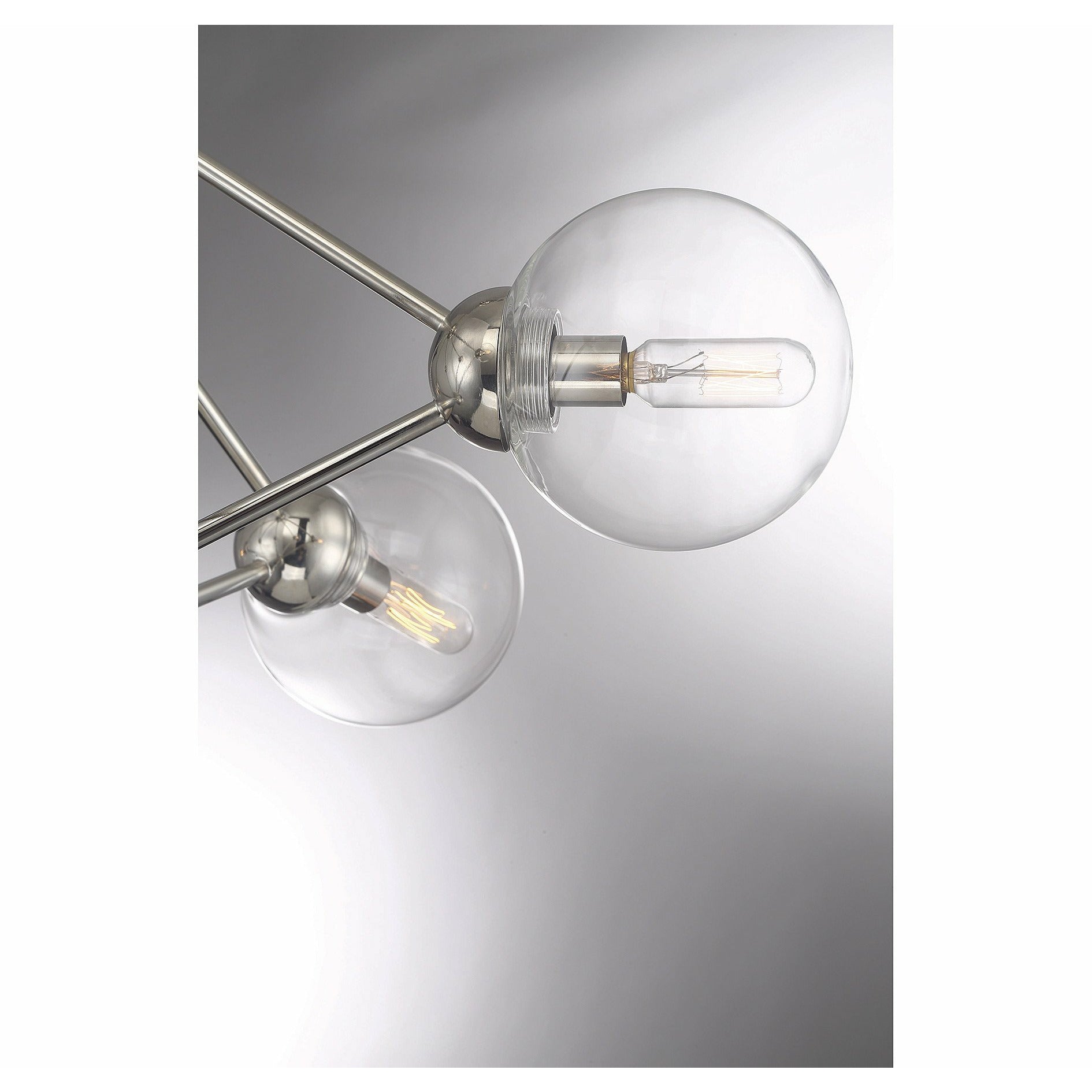 Bonn Chandelier Polished Nickel