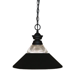 Pendant Light Matte Black | Ribbed Matte Black