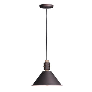 Tucson Pendant Oil Rubbed Bronze / Weathered Wood