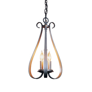 Sweeping Taper Chandelier Natural Iron (20)