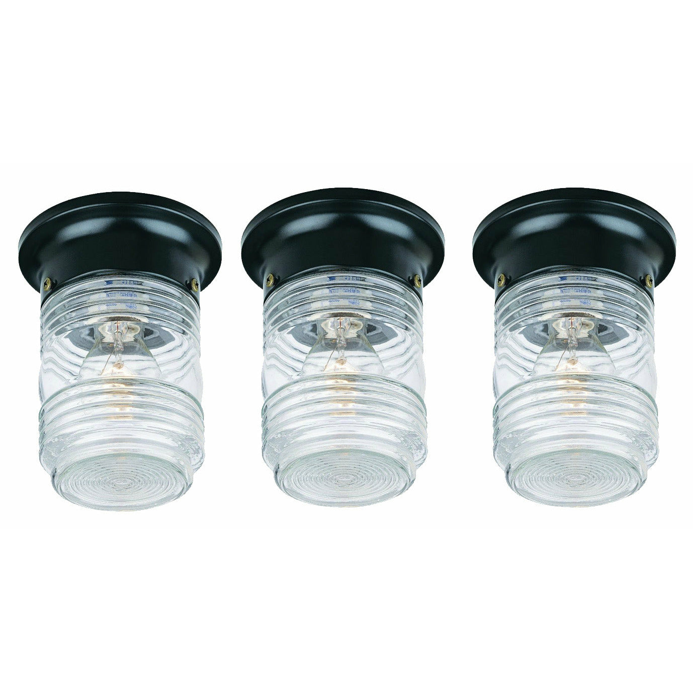 Builder's Choice Outdoor Ceiling Light (3 Pack)