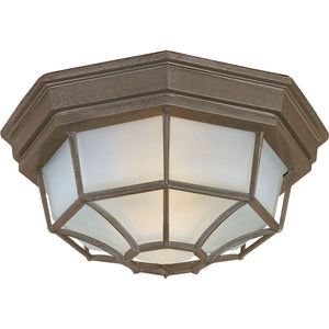 Crown Hill Outdoor Ceiling Light Rust Patina