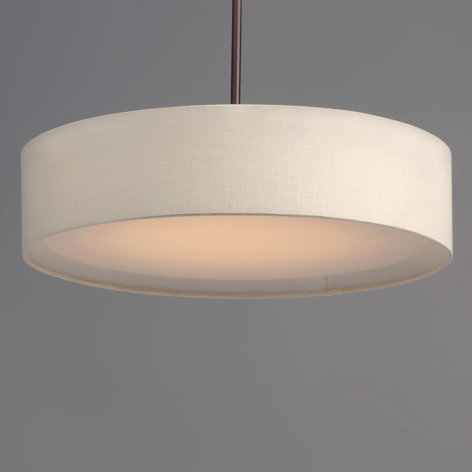 Prime Pendant Oil Rubbed Bronze | Oatmeal Linen