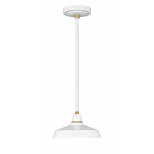 Foundry Classic Outdoor Pendant Gloss White