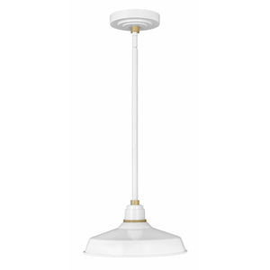 Foundry Classic Outdoor Pendant Gloss White