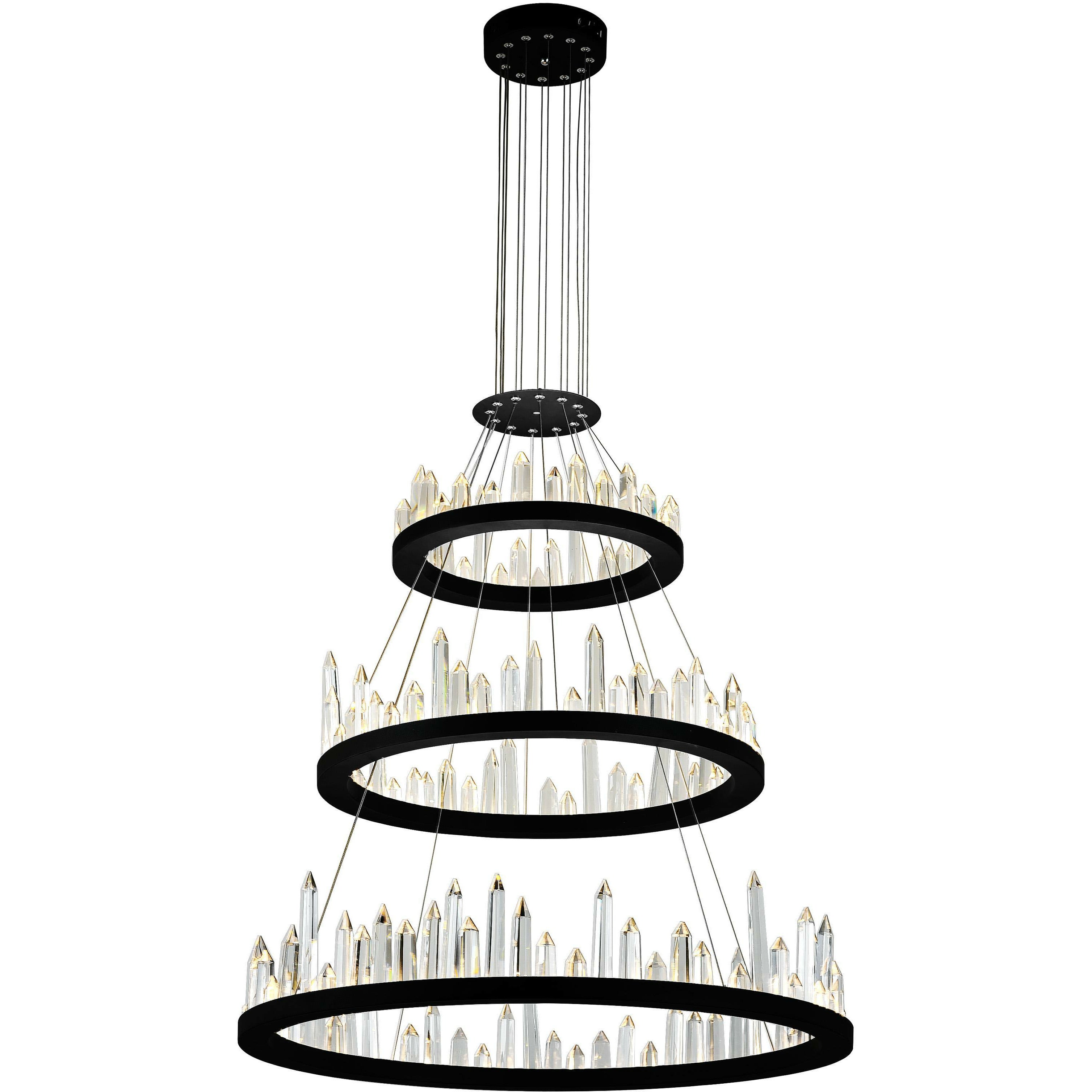 Juliette Chandelier Black