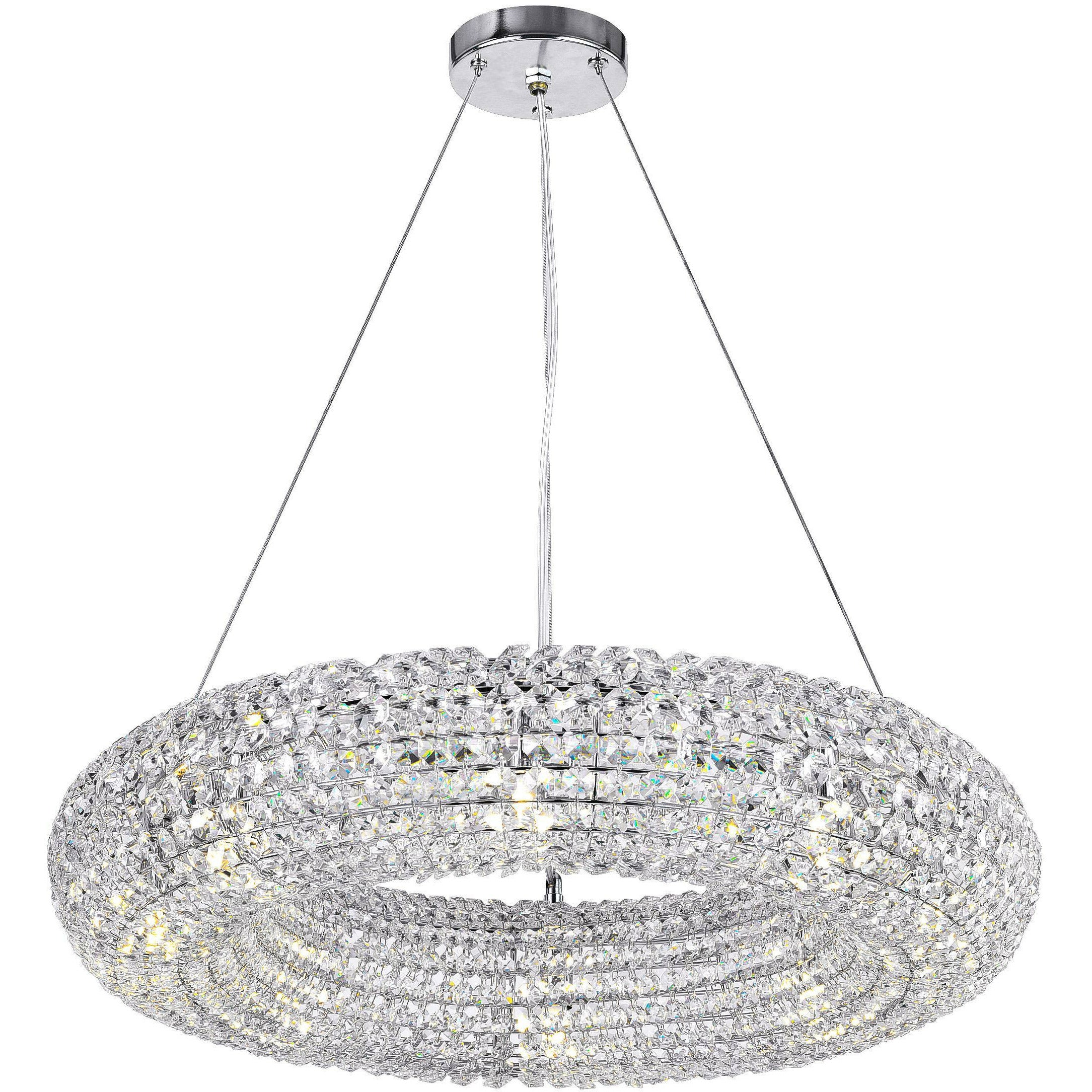 Veronique Chandelier Chrome