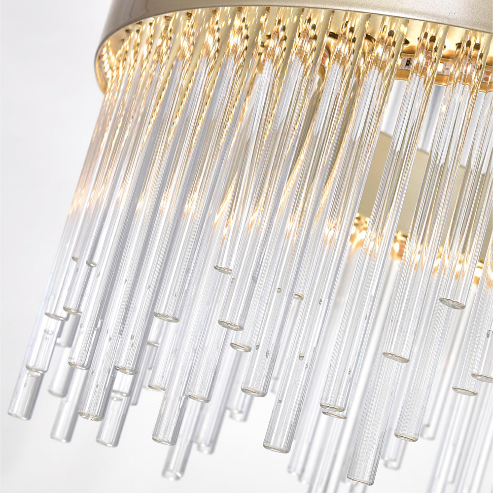 Genevieve Chandelier Medallion Gold